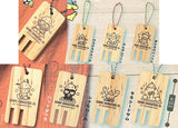 Sanrio Characters Sauna Wood Keychain [All 8 type set(Full Complete)]