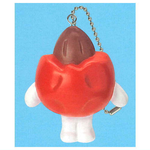 Furiirakun Onigiri Ball Chain Figure [5.Tanewodasu Umeboshi]