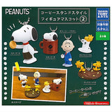 PEANUTS coffee stand style figure mascot Part.2 [All 5 type set(Full Complete)]