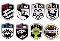 World Trigger Emblem Pin Badge [All 8 type set(Full Complete)]