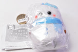 Yurameki gradation Happy snowman stuffed animal Lucky color of winter [3.Sorairo blue]