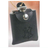 Die-cast! Hip flask mascot with case [3.Black]