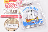 Delicious polar bear acrylic key chain [4.Sea feast polar bear]