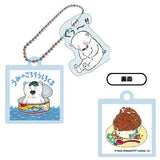Delicious polar bear acrylic key chain [4.Sea feast polar bear]