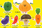 Difficult vegetable mascot figure [All 6 type set(Full Complete)]
