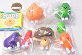 Difficult vegetable mascot figure [All 6 type set(Full Complete)]