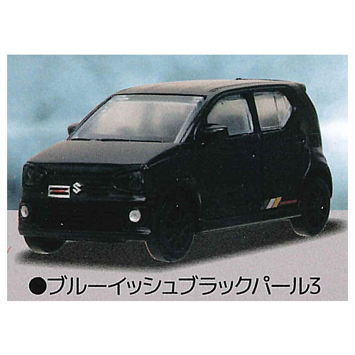 1/64SCALE Suzuki Alto Works HA36S edition [4.Bluish black pearl 3]