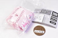 Natsume Yuujinchou Sanrio Characters Collaboration Square Pouch [1.Nyanko Sensei x Hello Kitty]