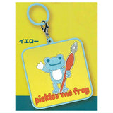 pickles the frog Mejirushi Rubber Charm [6.Yellow]