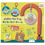 pickles the frog Mejirushi Rubber Charm [All 6 type set(Full Complete)]