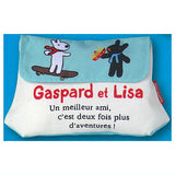 Gaspard and Lisa Alphabet Design Pouch Collection [2.Pouch with lid (yellow)]