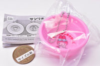 Sanrio Characters Bath Keychain [2.Bucket pink (My Melody)]