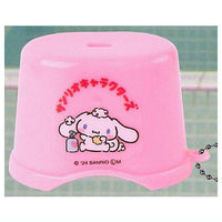 Sanrio Characters Bath Keychain [4.Bath chair pink (Cinnamoroll)]