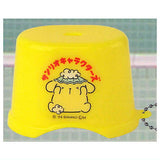 Sanrio Characters Bath Keychain [5.Bath chair yellow (Pom Pom Purin)]