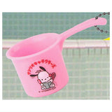 Sanrio Characters Bath Keychain [6.Pail pink (Pochacco)]