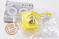 Sanrio Characters Bath Keychain [7.Pail Yellow (Hangyodon)]