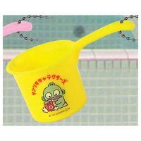 Sanrio Characters Bath Keychain [7.Pail Yellow (Hangyodon)]