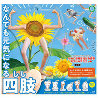 ARTUNIV TECHNI COLOUR Nandemo genki ni naru Limbs acrylic mascot [All 6 type set (Full Complete)]