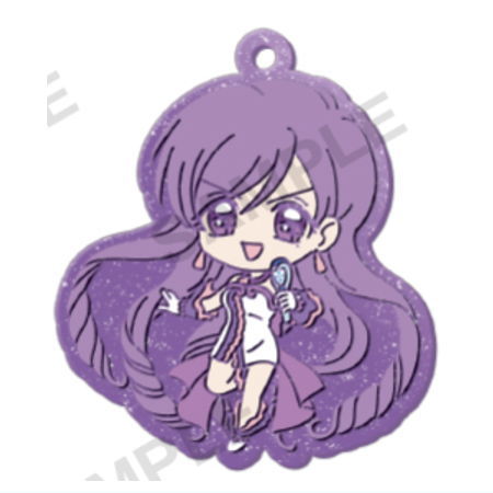 Mermaid Melody Pichi Pichi Pitch Kirarin Rubber Keychain [4.Caren]
