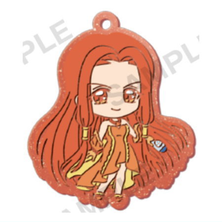 Mermaid Melody Pichi Pichi Pitch Kirarin Rubber Keychain [7.Sara]