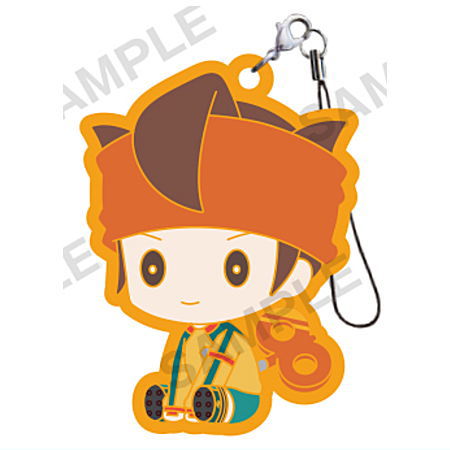 Inazuma Eleven petattonejimaki rubber strap [1.Endou Mamoru]