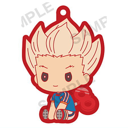 Inazuma Eleven petattonejimaki rubber strap [2.Gouenji Shuuya]