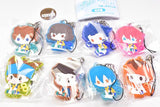 Inazuma Eleven GO petattonejimaki rubber strap [All 8 type set(Full Complete)]