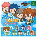 Inazuma Eleven GO petattonejimaki rubber strap [All 8 type set(Full Complete)]