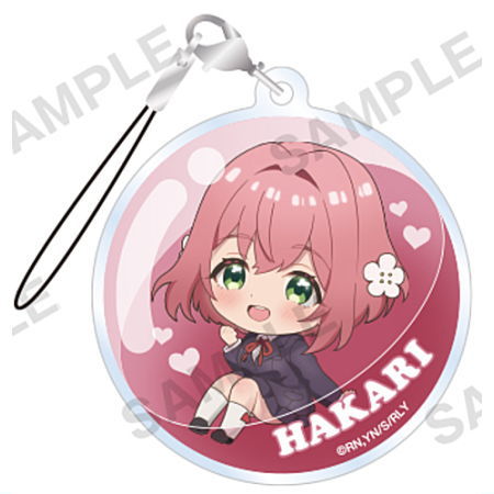 Kimi no koto ga dai dai dai dai daisukina 100nin no kanojo KoroColle! capsule acrylic strap [1.Hakari Hanazono]