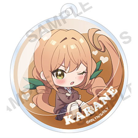 Kimi no koto ga dai dai dai dai daisukina 100nin no kanojo KoroColle! capsule acrylic strap [2.Karane Inda]