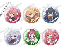 Kimi no koto ga dai dai dai dai daisukina 100nin no kanojo KoroColle! capsule acrylic strap [All 6 type set (Full Complete)]