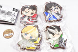 Attack on Titan chibittsu! rubber ball chain [All 4 type set (Full Complete)]