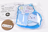 San-X All Stars Pukkuri Clear Mejirushi Charm [4.Mamegoma]