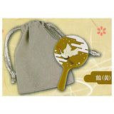 Hannari hand mirror mascot [2.Crane (Yellow)]