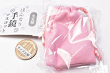 Hannari hand mirror mascot [4.Camellia (Red)]