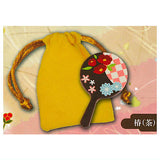 Hannari hand mirror mascot [5.Camellia (Brown)]