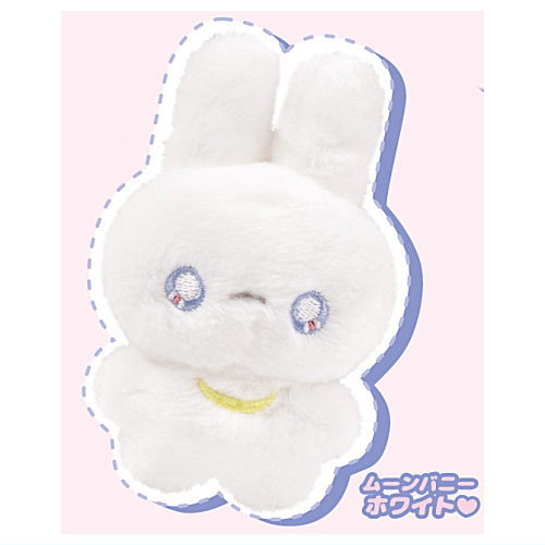 Moon Friends Bunny & Teddy [3.Moon bunny White]