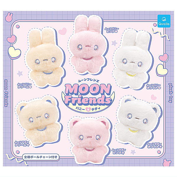 Moon Friends Bunny & Teddy [All 6 type set(Full Complete)]