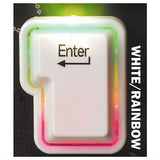 Lighting Enter key [4.WHITE/RAINBOW]