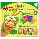 Jagariko fukafuka die-cut pouch [All 4 type set (Full Complete)]