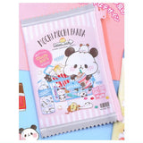 Mochi mochi panda okashi mitaina kawaii pouch [1.Convenience store snack (pink)]