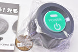 Sound! Lightning! Engine key 2nd Ignition [4.Push start type dark gray]