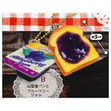 Bread and jam mascot [2.Round top bread and blueberry jam]