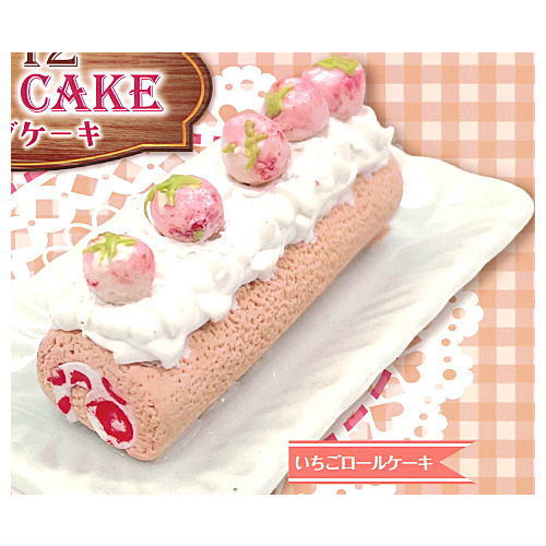 1/12 Long cake [1.Strawberry roll cake]