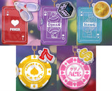Clear CASINO acrylic charm [All 5 type set (Full Complete)]