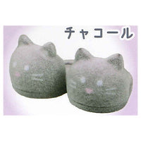 Nyanko slippers flocky [5.Charcoal]