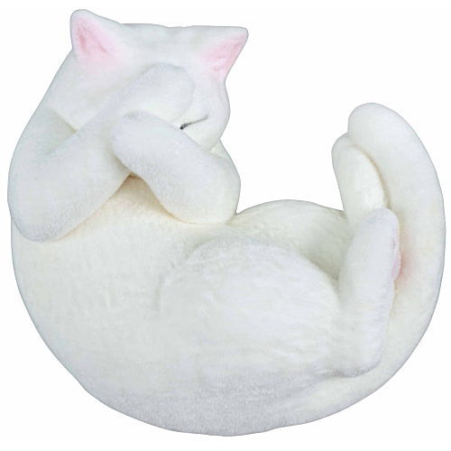 Mabushiinyan [2.Both hands hidden white cat]