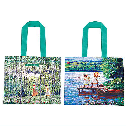 World Masterpiece Theater Anne of Green Gables Capbag Tote [3.Front: Green Wind / Back: Sparkling Lake]