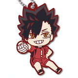 Deformed Rubber! Haikyu!!Nekoma High School Keychain [2.Tetsuro Kuroo]