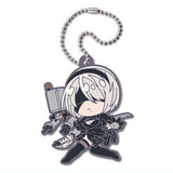 Deformed Rubber! NieR:Automata Ver1.1a Keychain [1.2B/Pod 042]